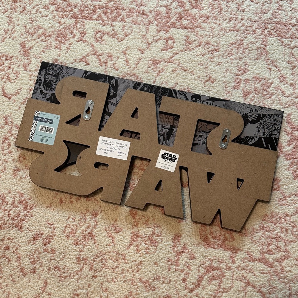 Star Wars Black and Gray Wall Display Shelf - Picture 4 of 4